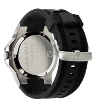 Load image into Gallery viewer, GRUNT Work watch, Stainless steel case &amp; Silicone Band, Black Dial