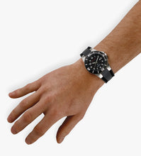 Load image into Gallery viewer, GRUNT Work watch, Stainless steel case &amp; Silicone Band, Black Dial