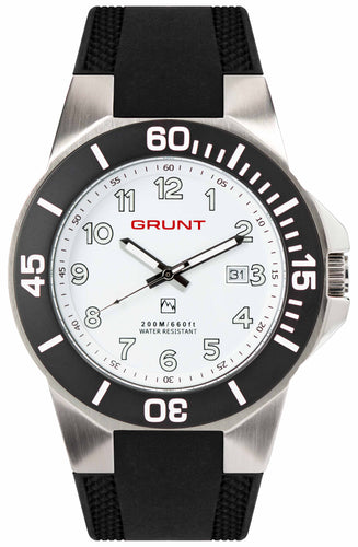 Grunt Men's GB Series Stainless Steel - White/Black/Stainless