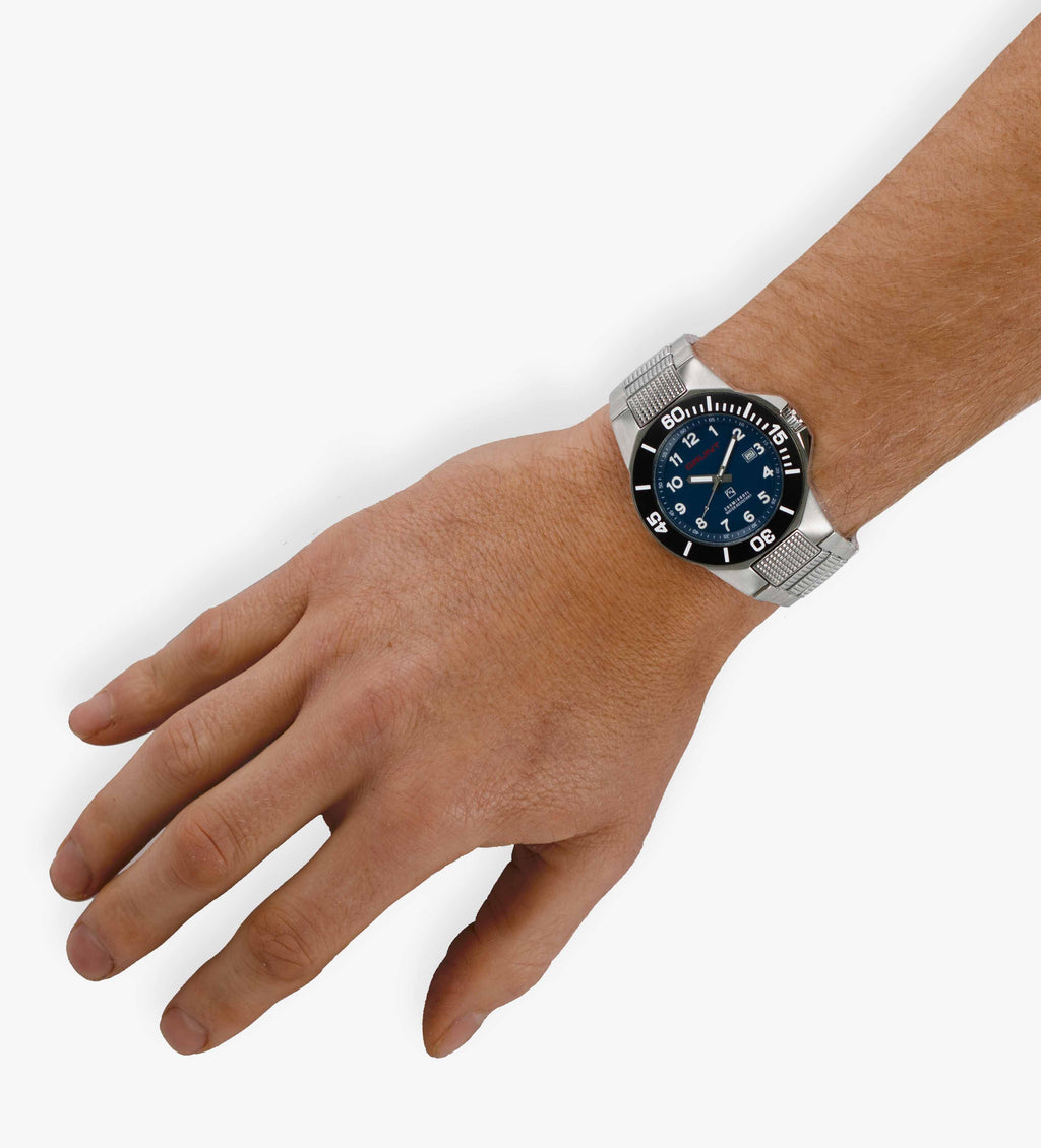 Grunt Men's GB Series Stainless Steel - Blue/Black/Stainless