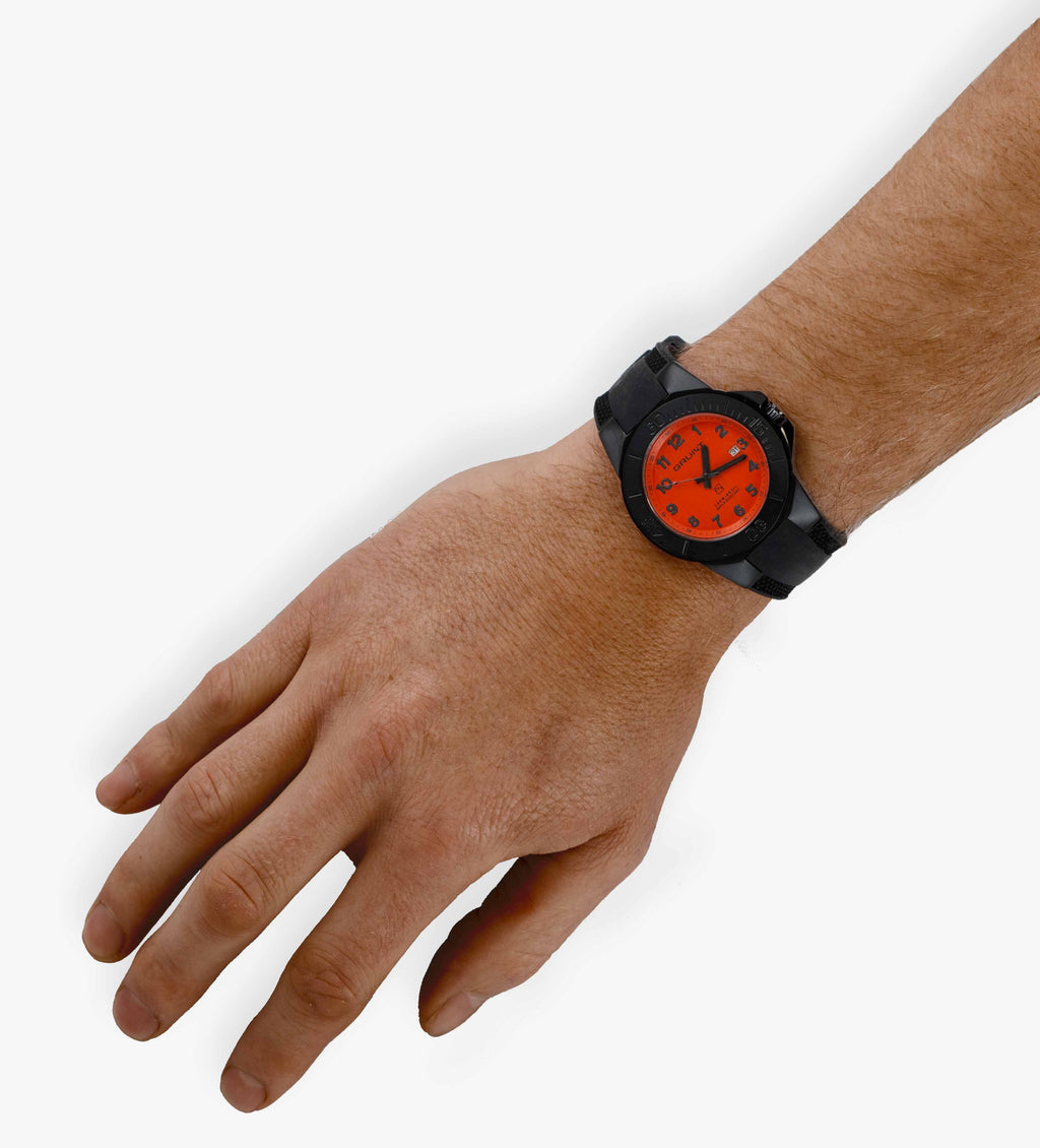 Grunt Men's GB Series Stainless Steel - Black/Orange