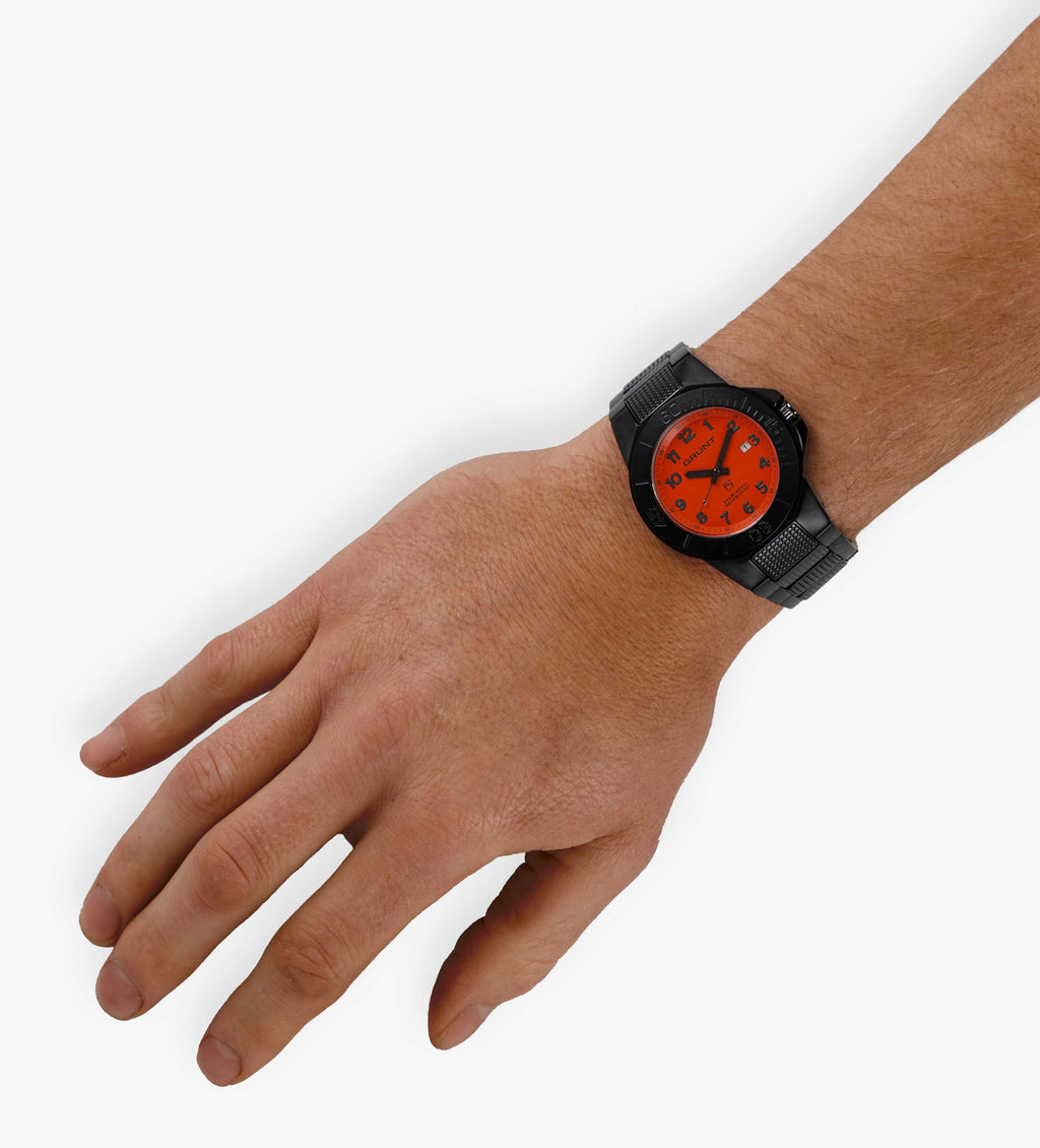 Grunt Men's GB Series Stainless Steel - Black/Orange