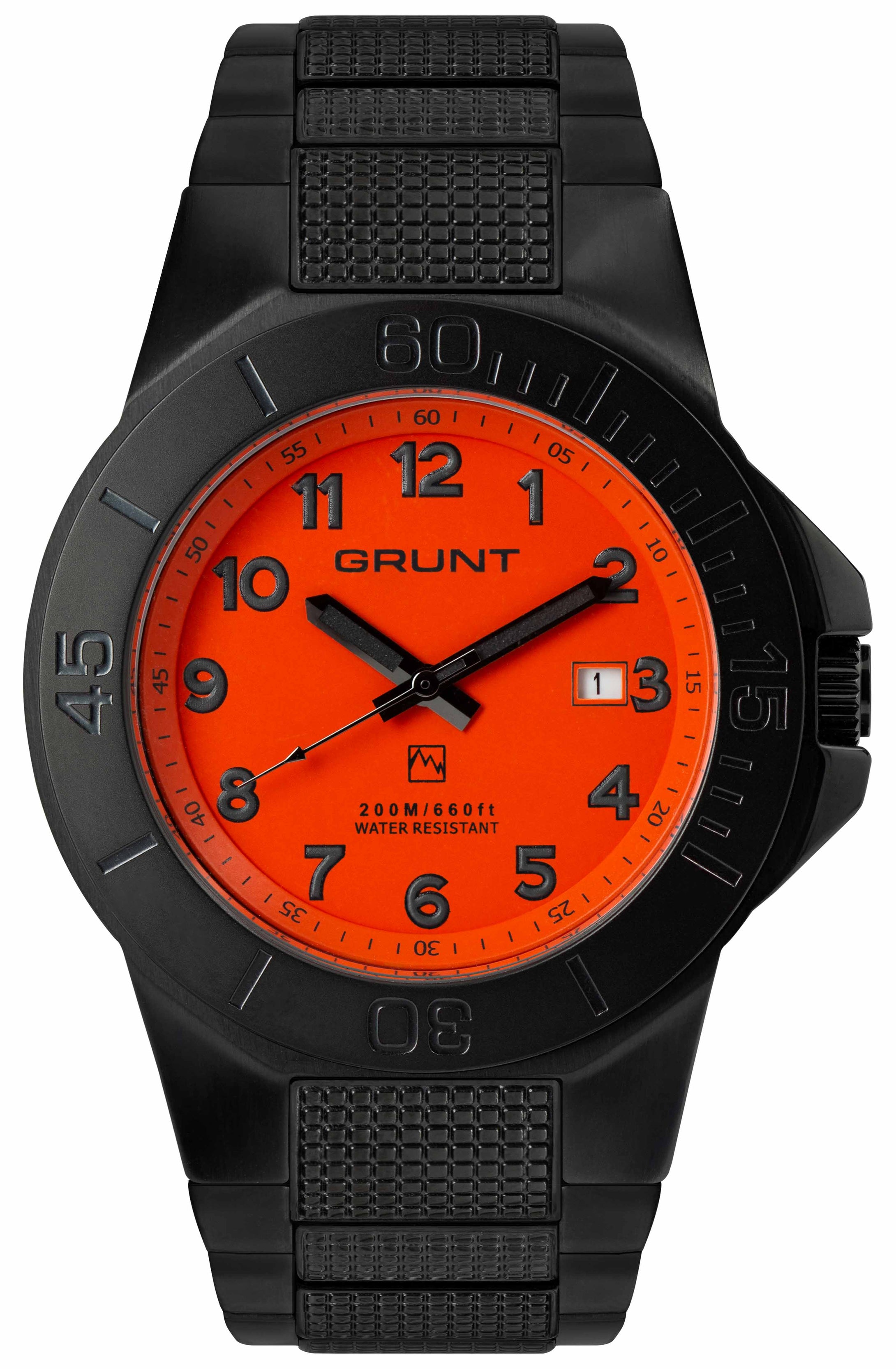 Grunt Men's GB Series Stainless Steel - Black/Orange